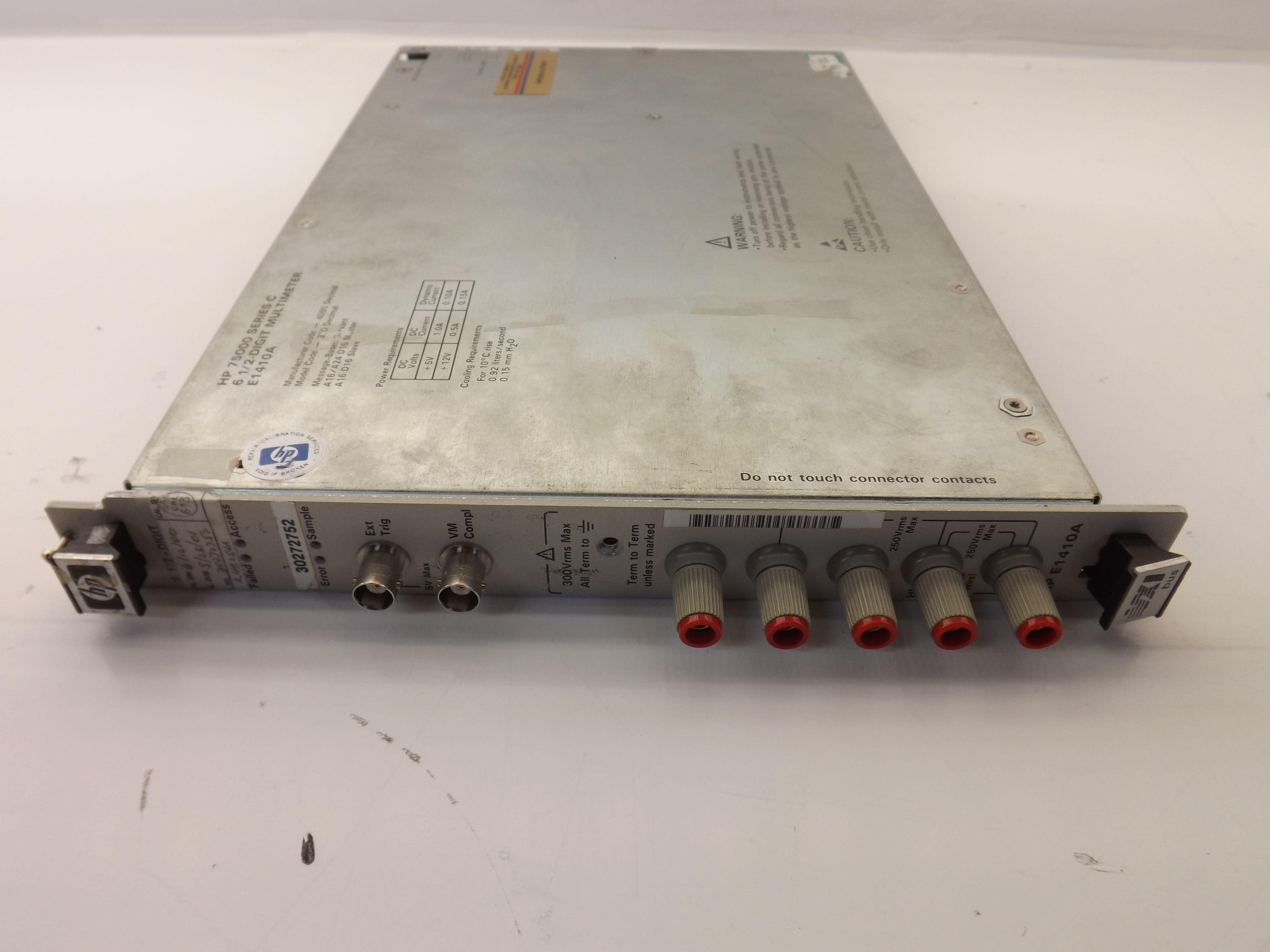 hp-hewlett-packard-75000-e1410a-6-1-2-digit-multimeter-t40709-ebay
