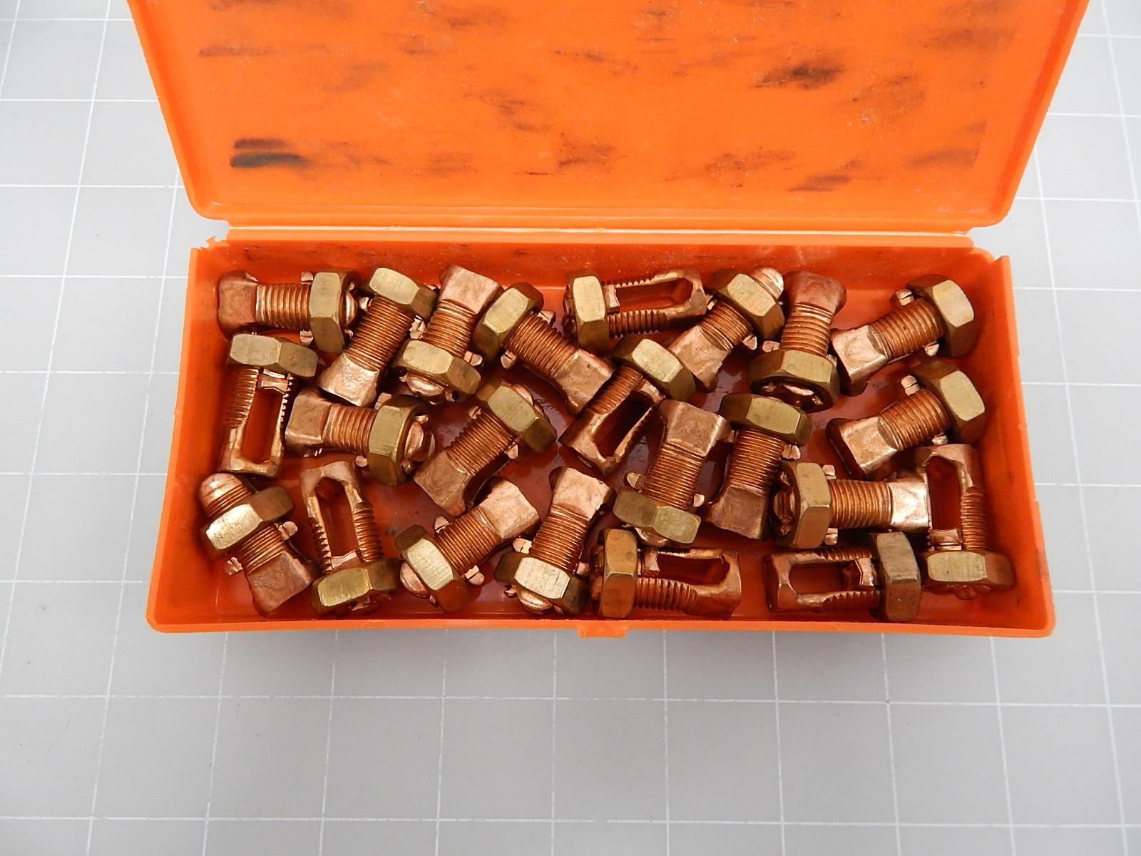 Lot of 24 HRM/011115, 5940012650128 Split Bolt Splice Connector for