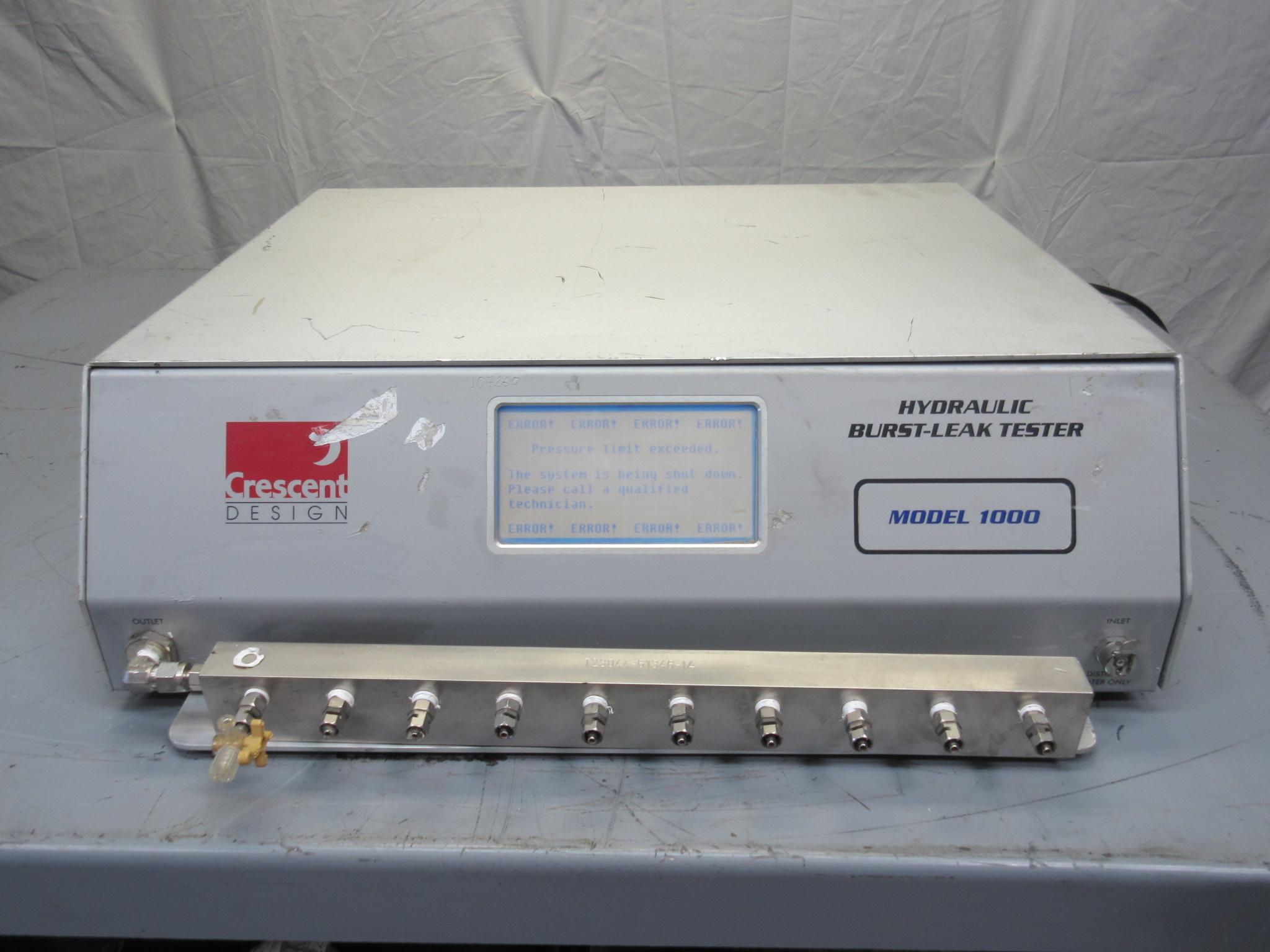 Crescent 1000 Hydraulic BurstLeak Tester T66117 eBay