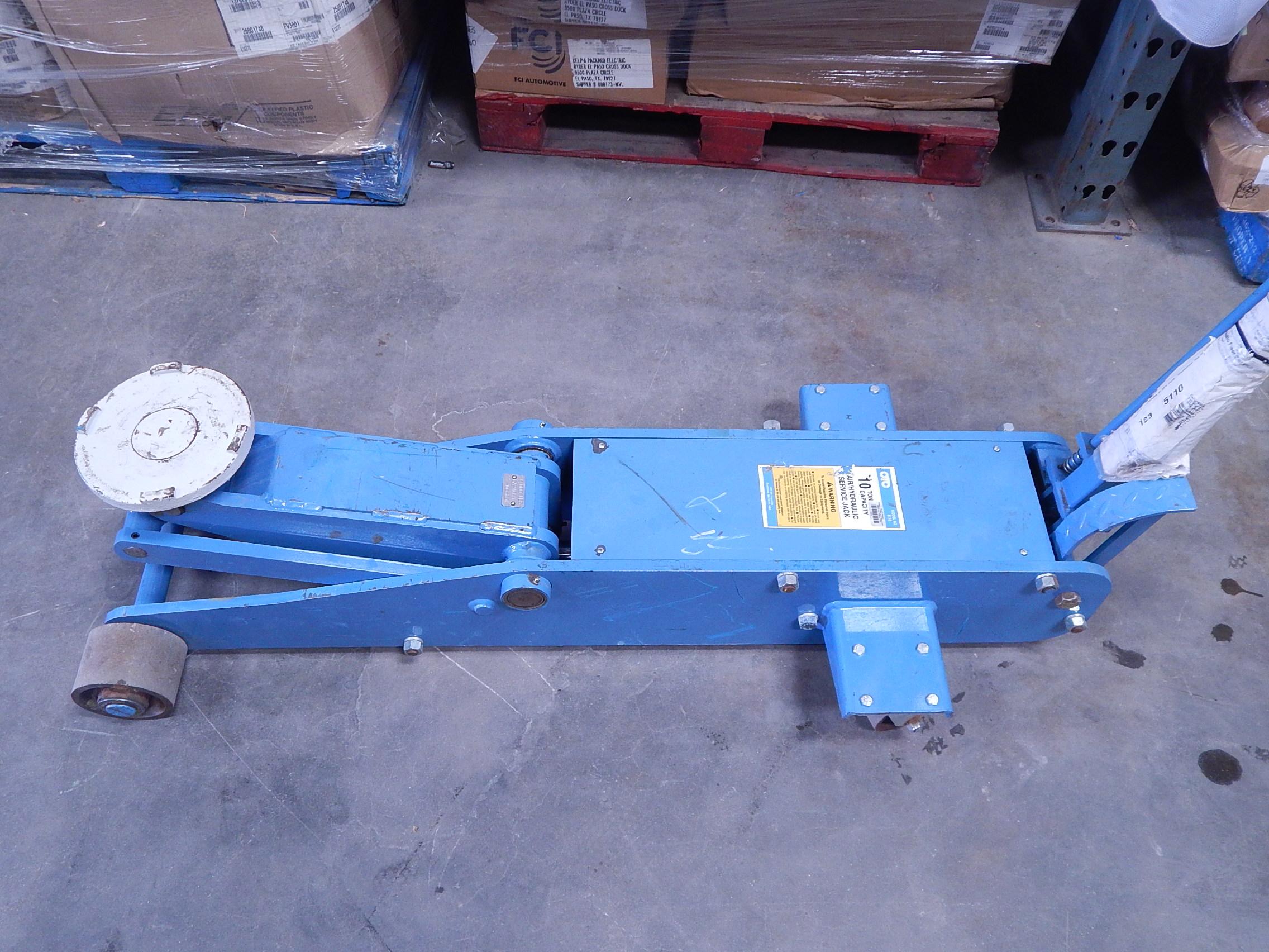 OTC 5110 10 Ton Air/Hydraulic Floor Service Jack T93306 eBay